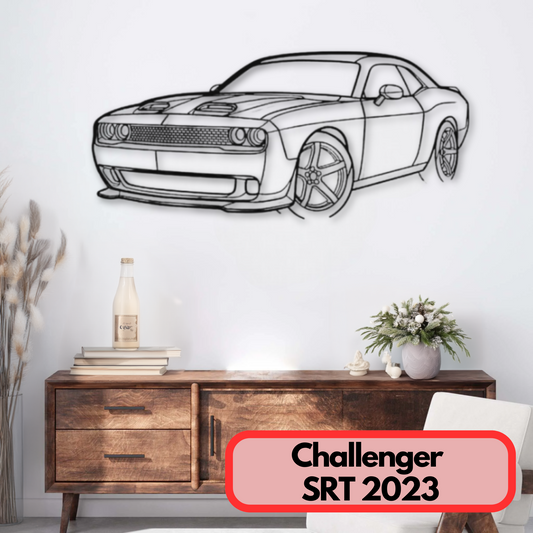 Décoration murale métal Challenger SRT 2023