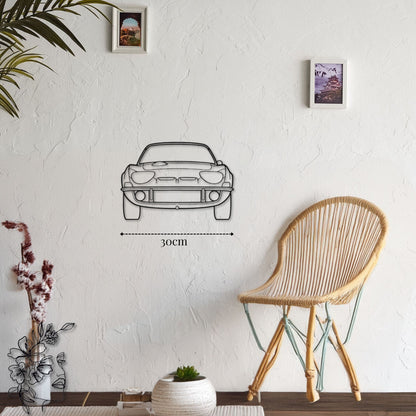 Petite décoration murale GT 1970 Vue arrière