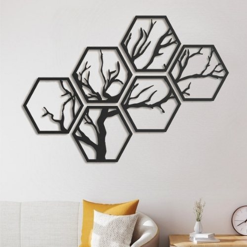 Décoration Murale Hexagone